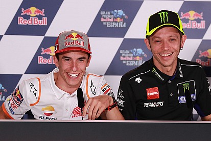 Rossi: "Marquez all'apice? E' giovane, può ancora migliorare"