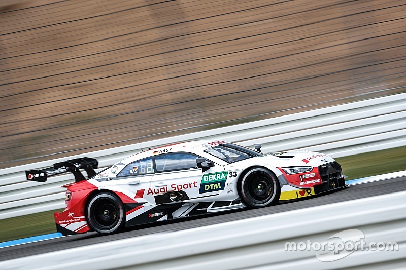 Rast encabeza un gran triplete de Audi en el Hockenheimring