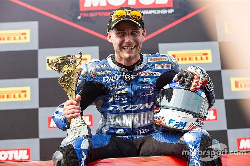 Le vainqueur Jules Cluzel, GMT94 Yamaha
