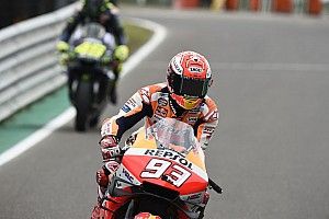 MotoGP, Termas de Rio Hondo, Libere 3: Marquez alza la voce, Dovi cade ma è in Q2