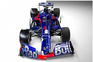 Slide view: Compare the Toro Rosso STR14 versus 2018 car
