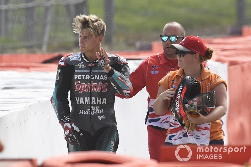 Quartararo : Pas de highside "si Rins ne fait pas son erreur"