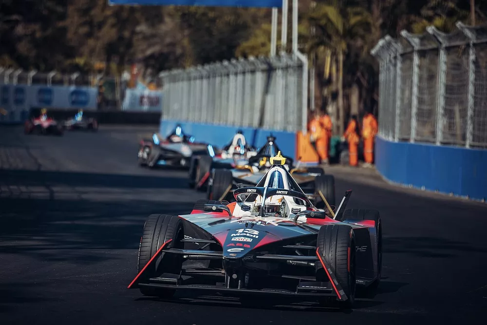 Pascal Wehrlein, Formula E works driver, Porsche 99X Electric Gen3, Hyderabad E-Prix, Hyderabad, India, 2023, Porsche AG

&copy; 2023 Dr. Ing. h.c. F. Porsche AG