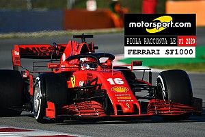 Video, Piola racconta le Formula 1 2020: Ferrari SF1000