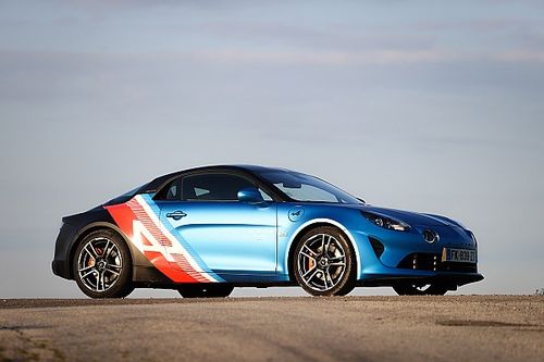 Alpine A110 Trackside, livrea da Team di Formula 1