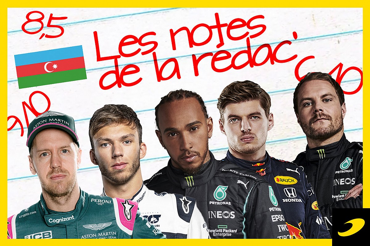 Les notes du Grand Prix d'Azerbaïdjan 2021