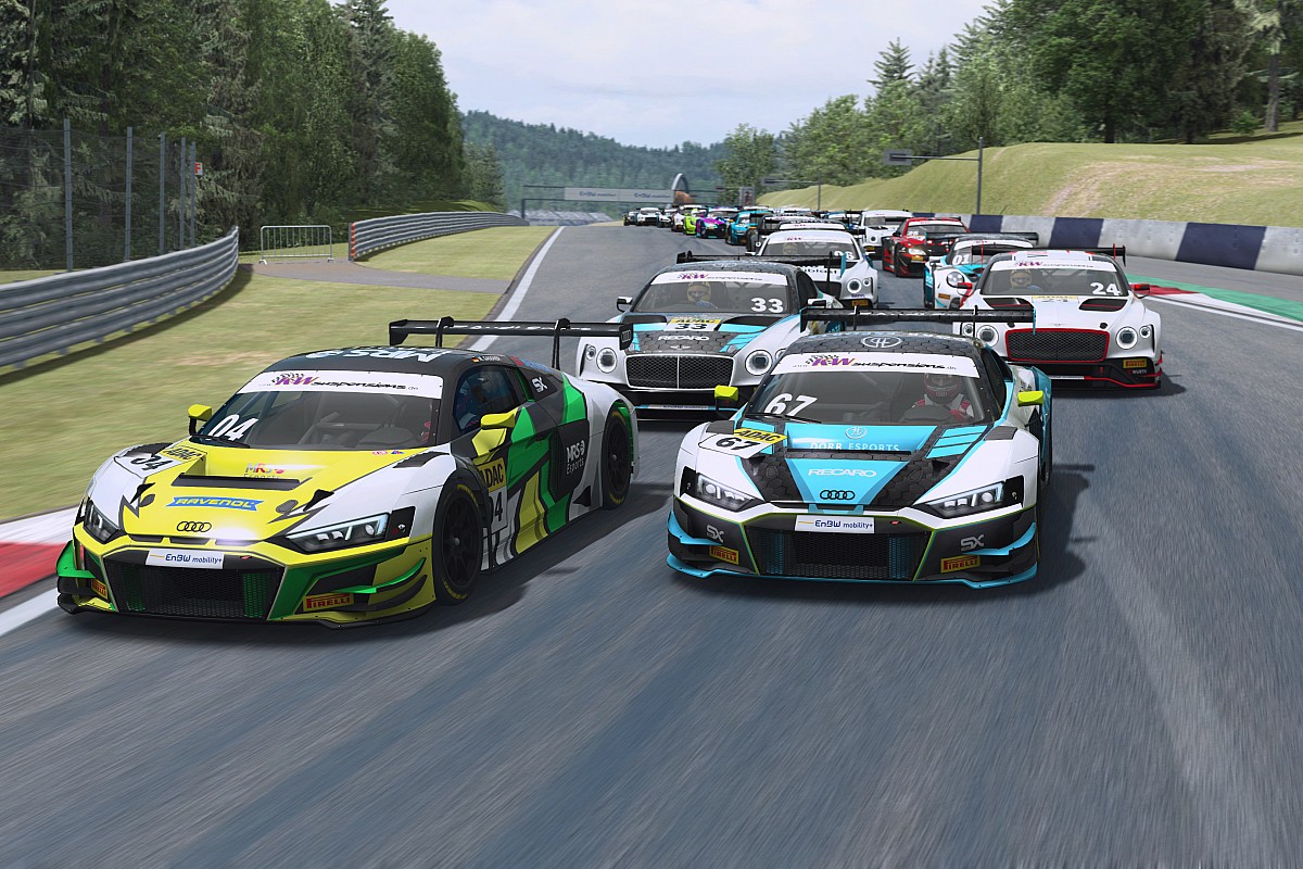 Keithley and Hasse take thrilling ADAC GT Masters Esports victories