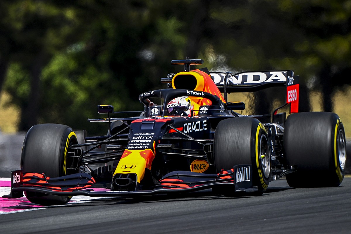 F1フランスFP3:フェルスタッペン、0.7秒の大差でトップ! 角田裕毅は12番手タイムが抹消され17番手