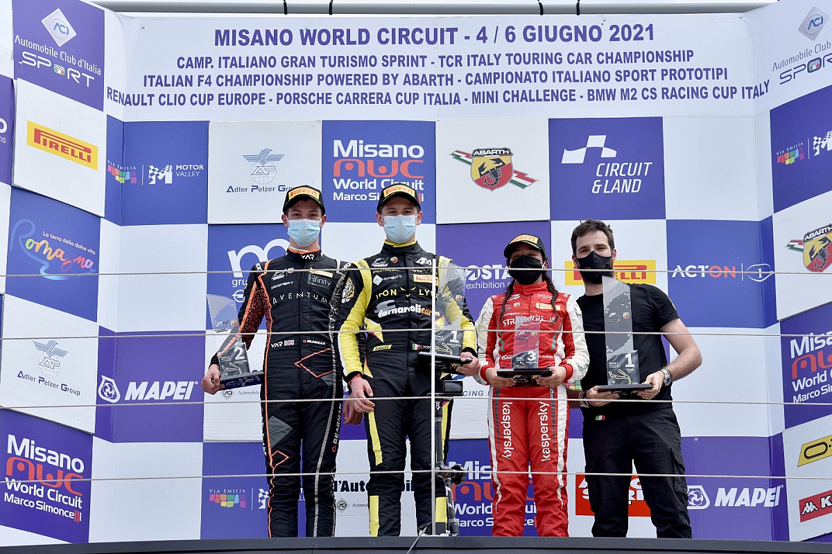F4, Misano: Fornaroli centra il successo in Gara 1