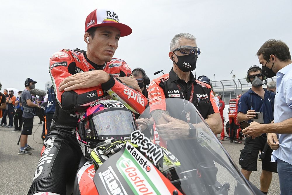 Aprilia nog niet op niveau: “Ik geef alles, maar het is niet genoeg”