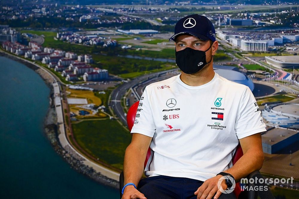 Valtteri Bottas, Mercedes-AMG F1, in the press conference