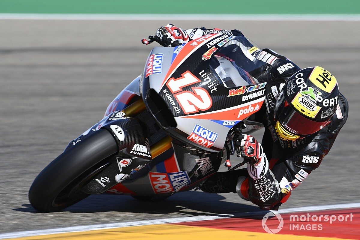 FP1 Moto2 Eropa: Luthi Tercepat, Luca Marini Terlempar dari 10 Besar