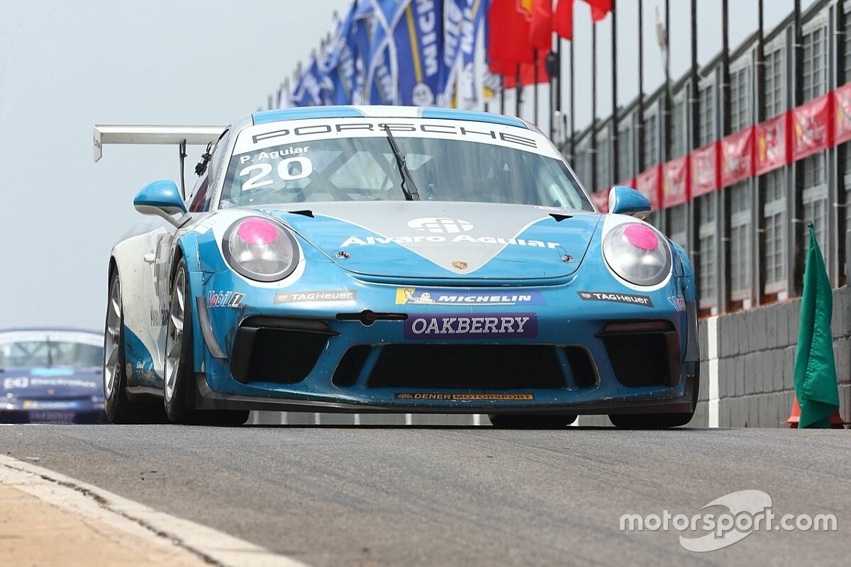 Porsche Cup: Salas bate Massa e Piquet e lidera primeiro treino livre da Porsche Cup em Goiânia