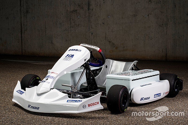 Mogelijke elektrische kart voor FIA eKarting Cup gepresenteerd