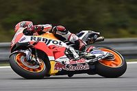 Brno MotoGP: Marquez tops second practice after epic save