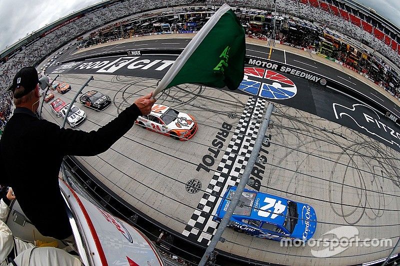 Larson put on a show at Bristol, but victory eluded him