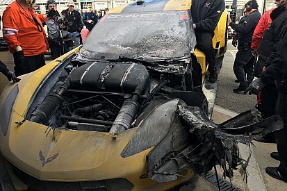Corvette Racing switches to backup car following fire damage