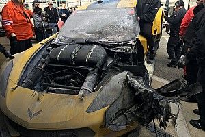 Corvette Racing switches to backup car following fire damage