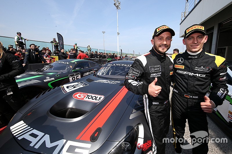 Buhk en Perera winnen eerste race van Blancpain Sprint-finale