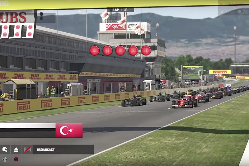 İspanya GP'de sanal turnuvada Ferrari kazandı