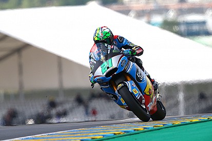 Le Mans Moto2: Morbidelli triumphs after heated Luthi duel