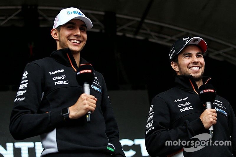 Sergio Perez, Esteban Ocon, Sahara Force India