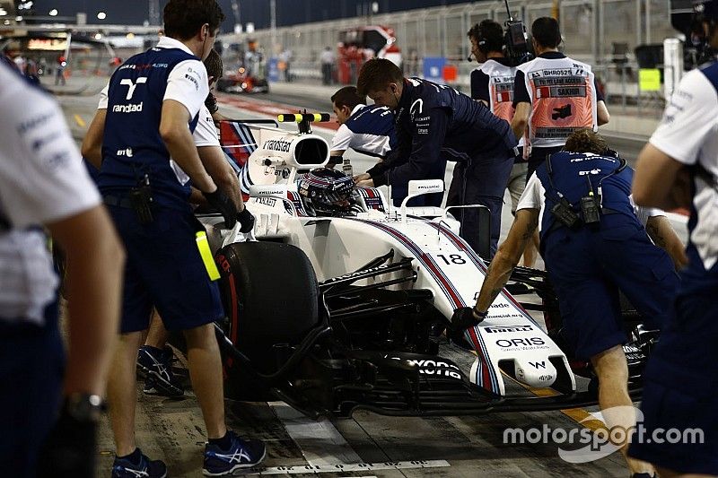 Stroll a enduré une vive brûlure au pied, d'origine inconnue
