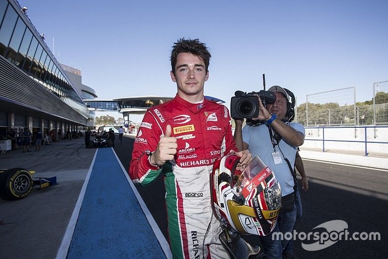 Victoria y campeonato para Charles Leclerc en la Fórmula 2