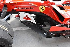 Rivoluzione Ferrari: il fondo e le barge board della SF70H sono tutte nuove