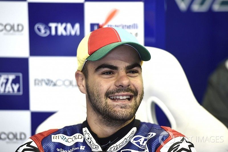 Fenati en Moto2 en 2018 avec le Snipers Team