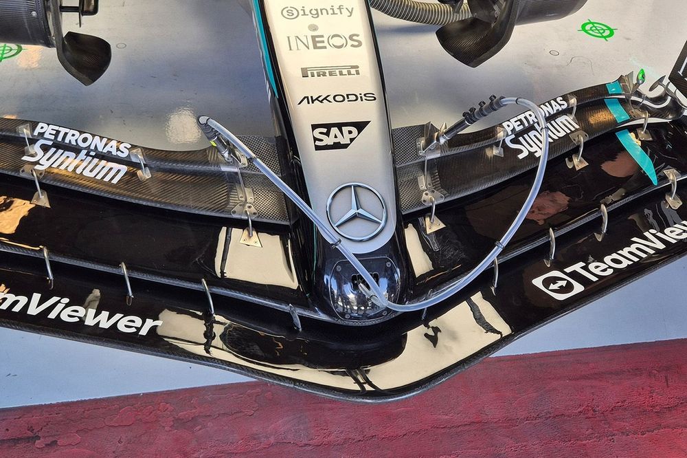 Mercedes Reveals First Glimpse of F1's 2026 Active Front Wing