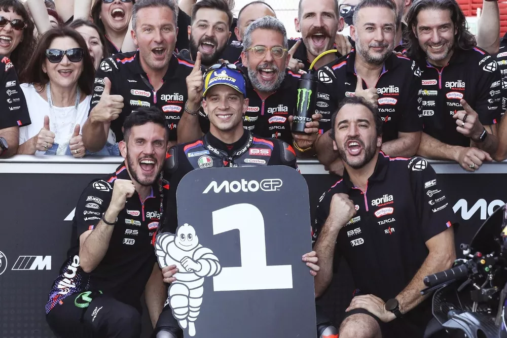 MotoGP en Mugello: Bezzecchi encabeza el dominio de Aprilia