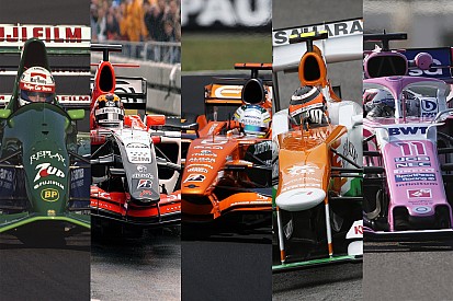 Galería: la evolución histórica desde Jordan hasta Racing Point