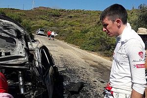 VIDEO: el Citroën C3 WRC de Breen Craig se incendia en Turquía