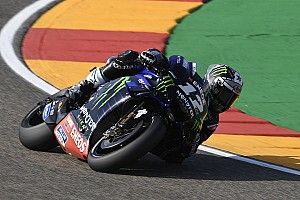 Viñales lidera un triplete de Yamaha en Aragón