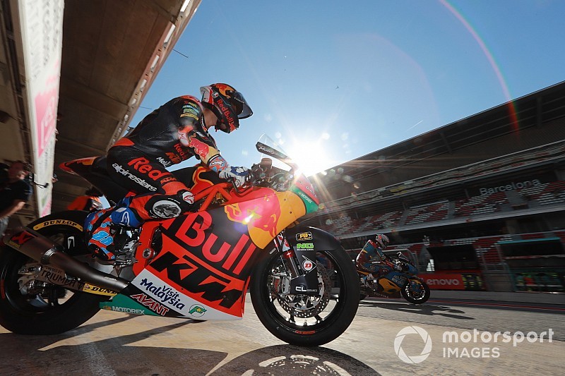 Tanto lavoro in pista per le squadre di Moto2 e Moto3 rimaste a Barcellona