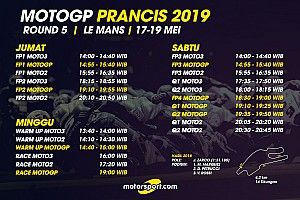 Jadwal lengkap MotoGP Prancis 2019