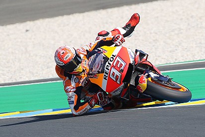 "Großer Save": Marquez rettet in Le Mans einen Sturz mit Knie und Ellbogen