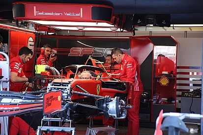 На обеих Ferrari поменяли турбины, Квяту поставили новые батарею и блок управления двигателем