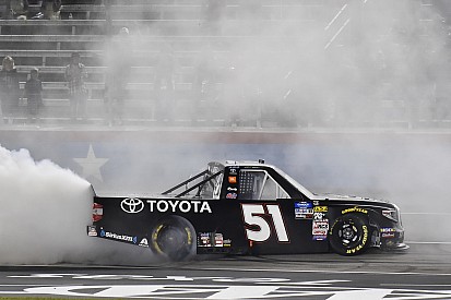 Biffle scores fairytale Truck race win after 18 year drought