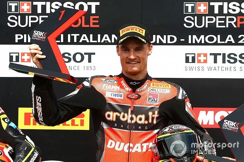Imola WSBK: Davies beats Rea in disrupted qualifying