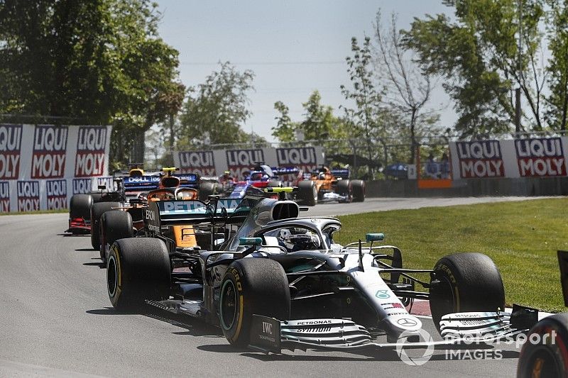 Bottas quedó limitado en Canadá por problemas de temperatura