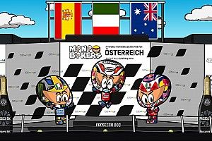Vídeo: el 'salvaje' GP de Austria de MotoGP según MiniBikers