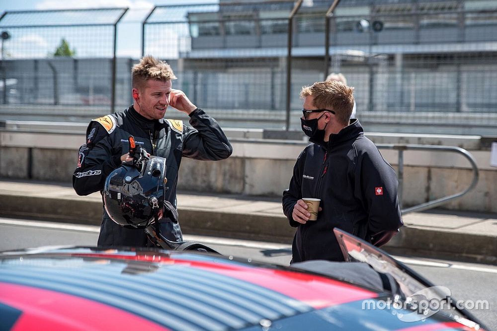 Nico Hülkenberg, Lamborghini Huracán GT3, sur le Nürburgring