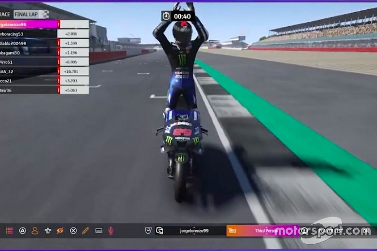 Jorge Lorenzo remporte le GP de Grande-Bretagne virtuel !