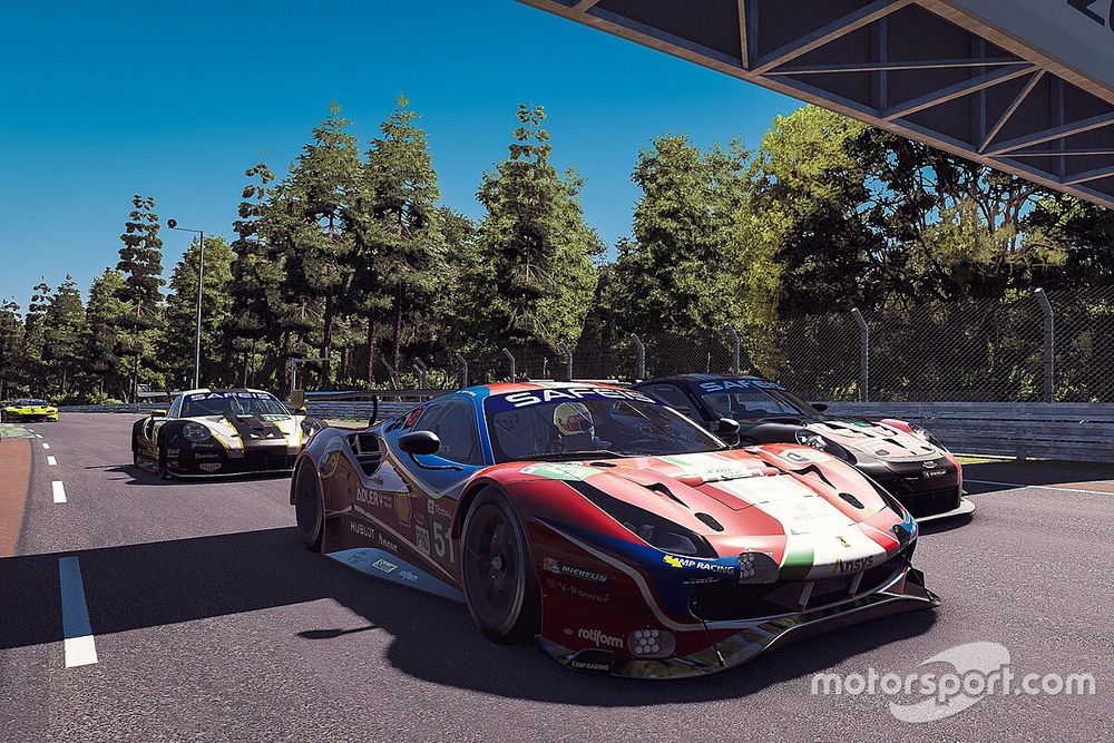 Virtual Le Mans, 6a Ora: la Ferrari risale dopo la bandiera rossa