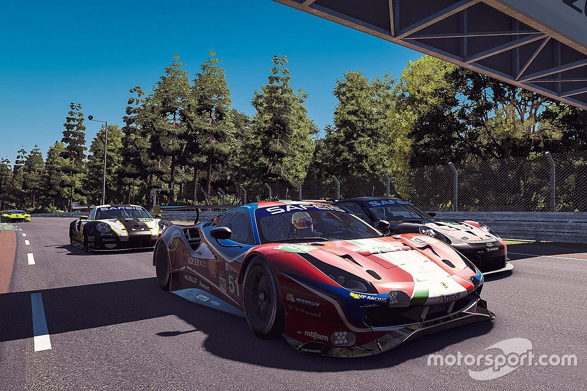 Virtual Le Mans, 6a Ora: la Ferrari risale dopo la bandiera rossa