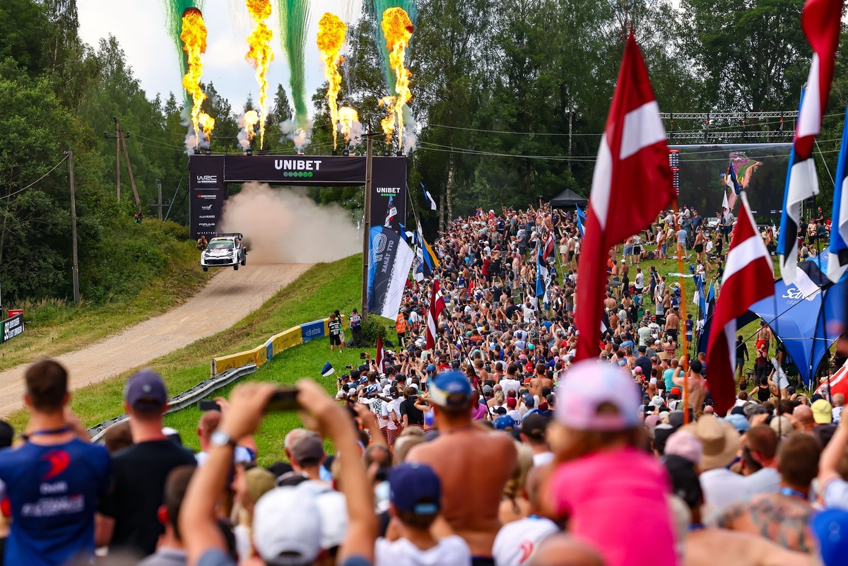 How the WRC service park reacted to Oliver Solberg's maiden win