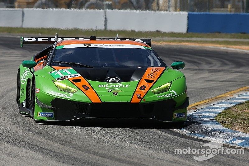 #11 GRT Grasser Racing Team Lamborghini Huracan GT3: Rolf Ineichen, Mirko Bortolotti, Rik Breukers