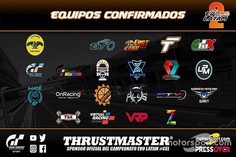 22 equipos de América Latina en la segunda edición del Torneo Evo Latam CEL